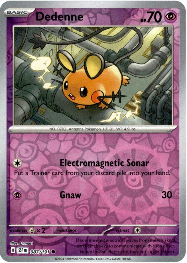 Dedenne [Reverse Holo] 087/191
