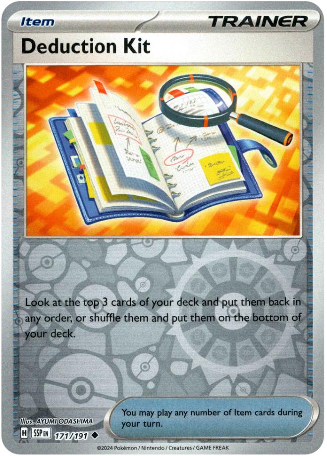 Deduction Kit [Reverse Holo] 171/191