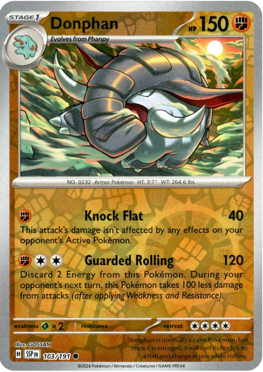 Donphan [Reverse Holo] 103/191