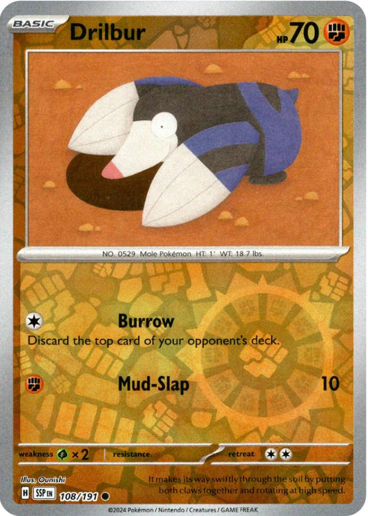 Drilbur [Reverse Holo] 108/191