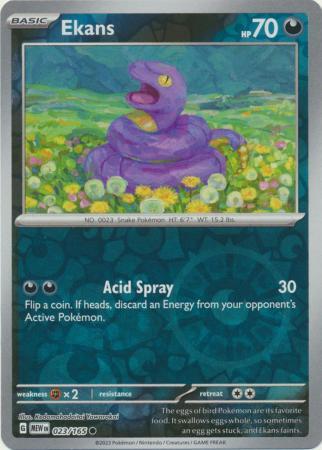 Ekans [Reverse Holo] 023/165