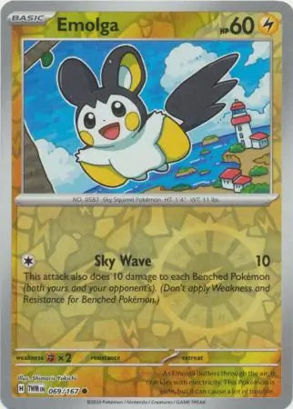 Emolga [Reverse Holo] 069/167