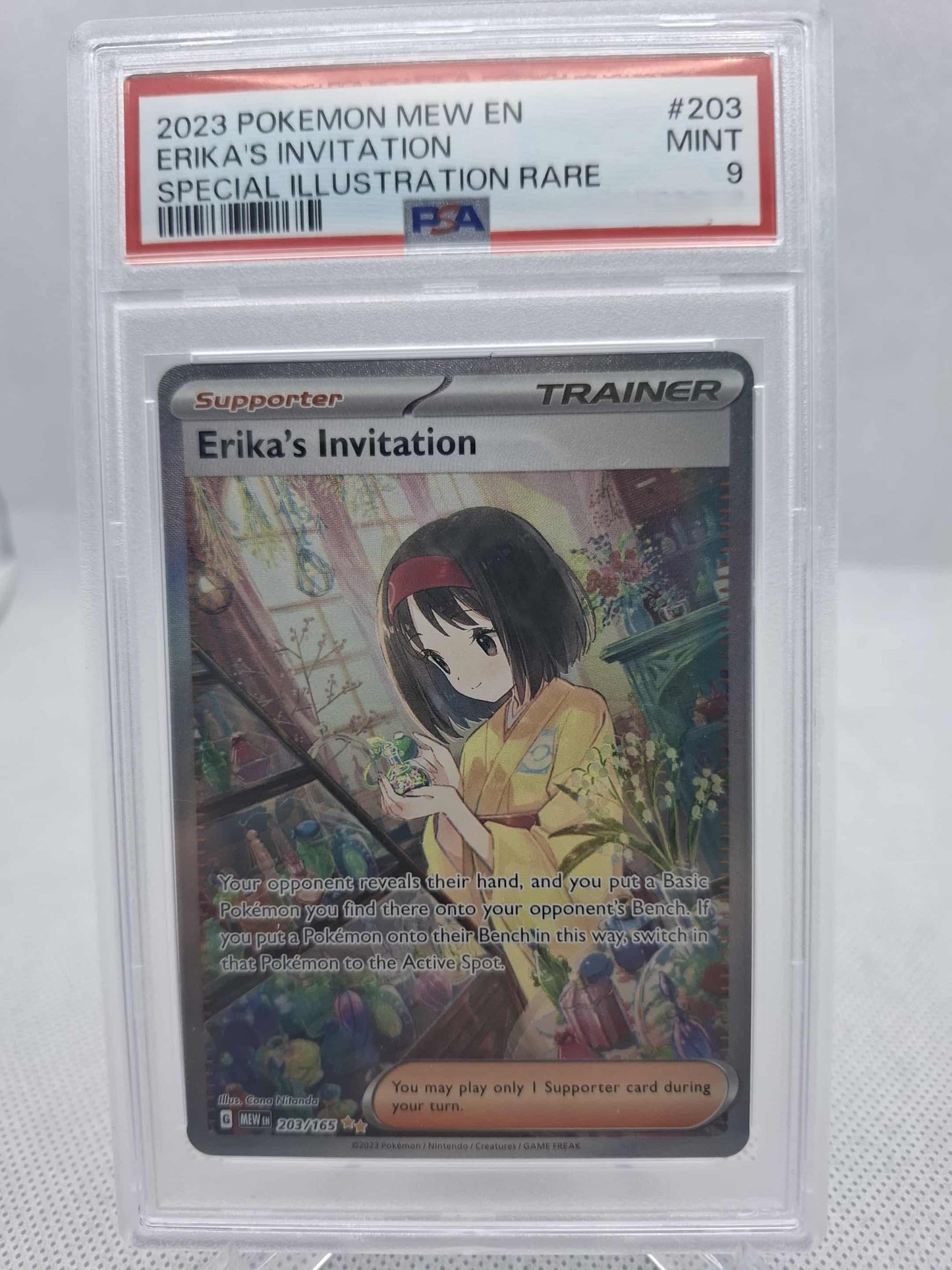 Erika's Invitation #203 - Scarlet & Violet 151 - PSA 9