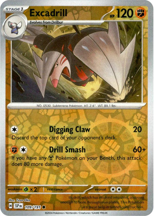 Excadrill [Reverse Holo] 109/191