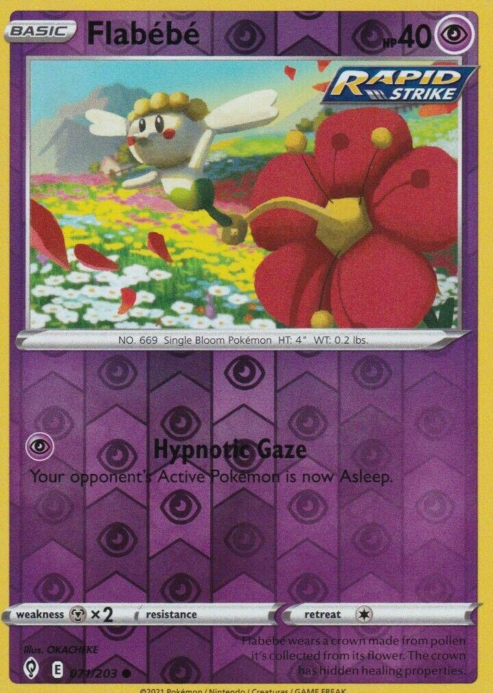 Flabebe #71 - Evolving Skies (Reverse Holo)
