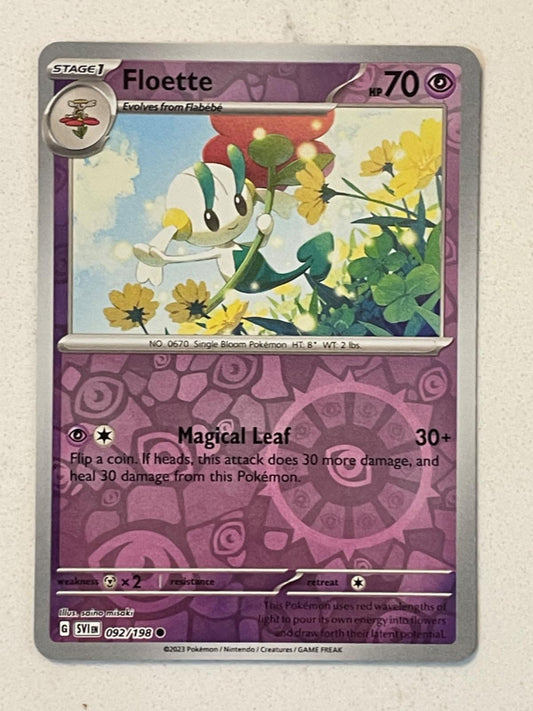 Floette #92 (Reverse Holo) - Scarlet & Violet Base