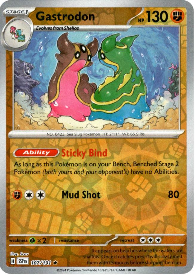 Gastrodon [Reverse Holo] 107/191