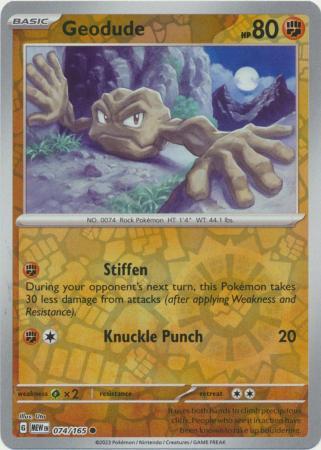 Geodude [Reverse Holo] 074/165