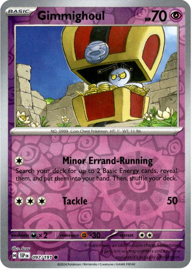 Gimmighoul [Reverse Holo] 097/191