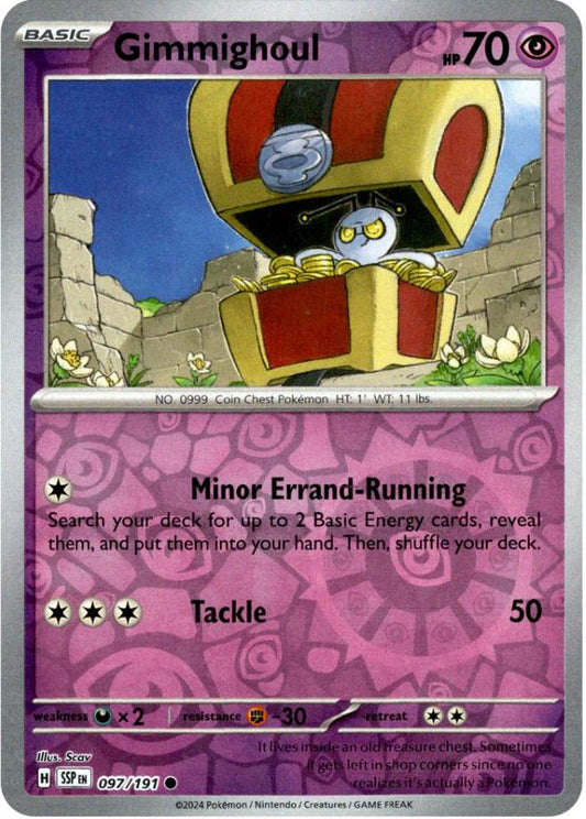 Gimmighoul [Reverse Holo] 097/191
