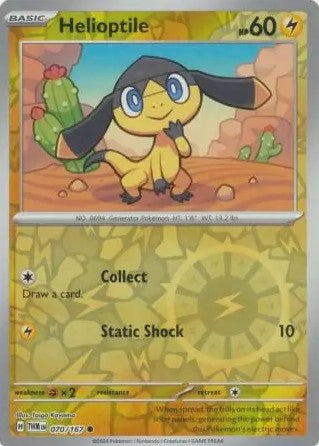 Helioptile [Reverse Holo] 070/167
