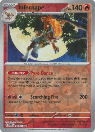 Infernape [Reverse Holo] 033/167