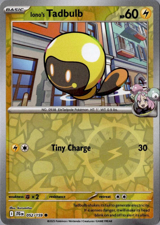 Iono's Tadbulb #52 (Reverse Holo) - Journey Together
