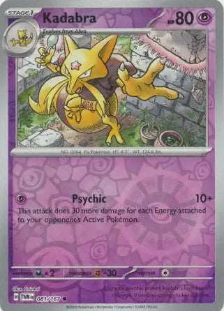 Kadabra [Reverse Holo] 081/167