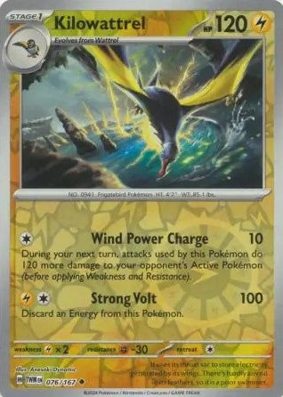 Kilowattrel [Reverse Holo] 076/167