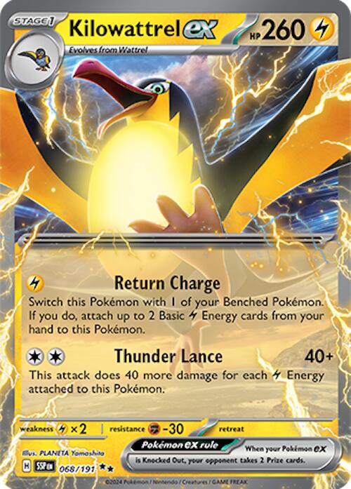 Kilowattrel ex #68 - Surging Sparks