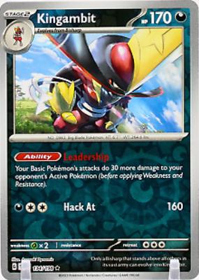 Kingambit #134 (Reverse Holo) - Scarlet & Violet