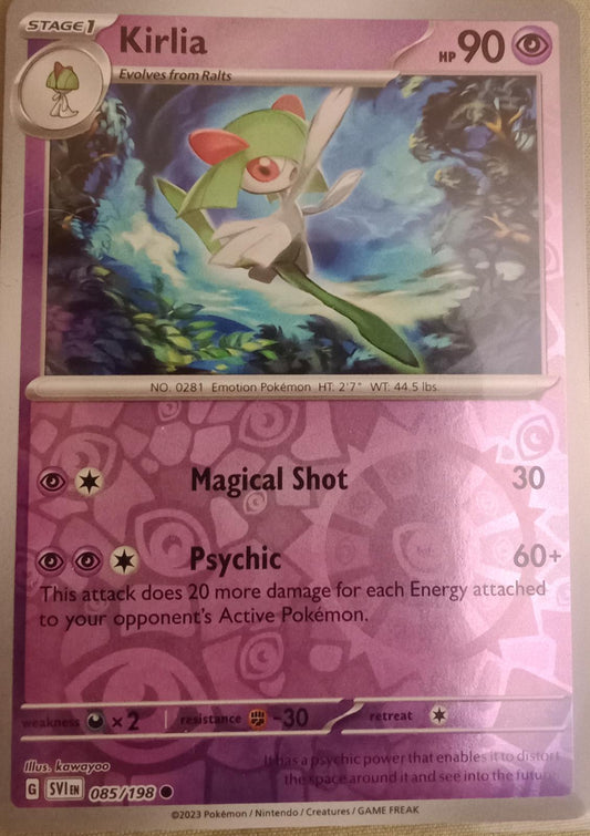 Kirlia #85 (Reverse Holo) - Scarlet & Violet