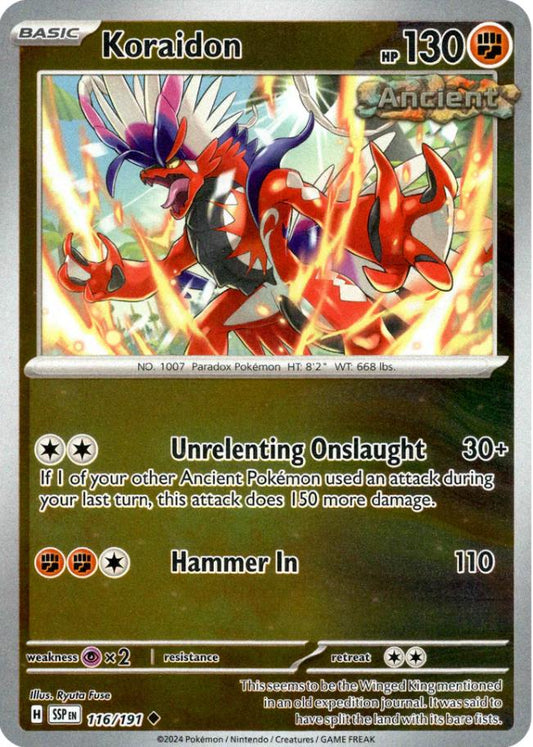 Koraidon [Reverse Holo] 116/191
