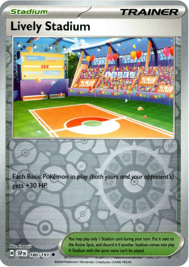 Lively Stadium [Reverse Holo] 180/191