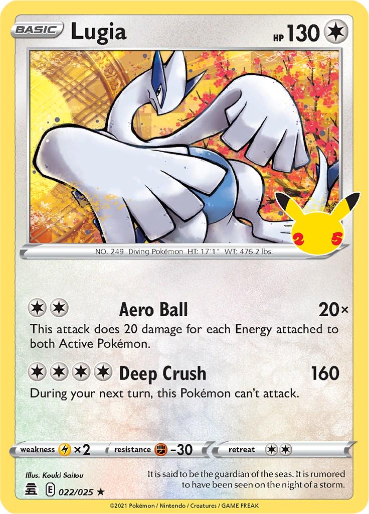 Lugia #22 Pokemon Celebrations 