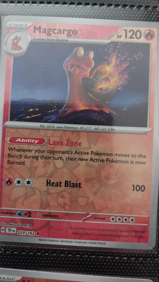 Magcargo #29 Reverse Holo Temporal Forces