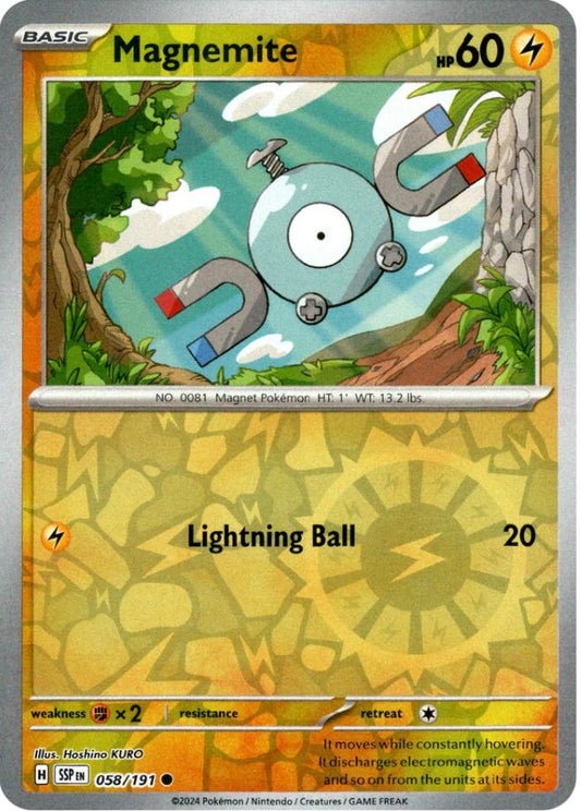 Magnemite [Reverse Holo] 058/191