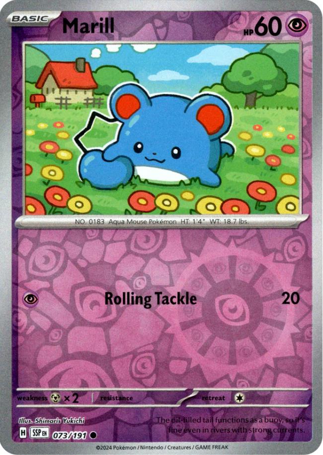 Marill [Reverse Holo] 073/191