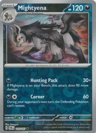 Mightyena [Reverse Holo] 114/167
