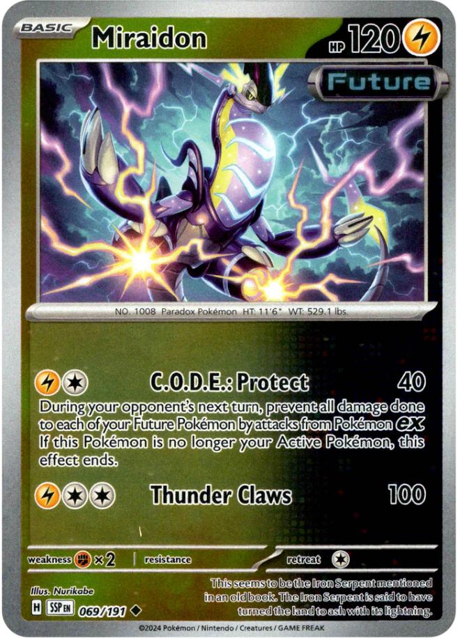 Miraidon [Reverse Holo] 069/191