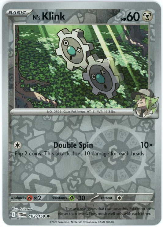 N's Klink #103 (Reverse Holo) - Journey Together