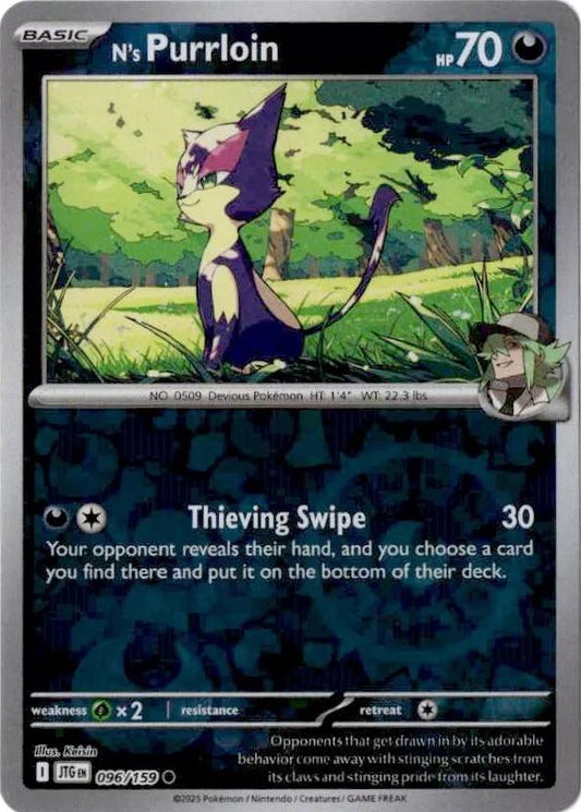 N's Purrloin #96 (Reverse Holo) - Journey Together