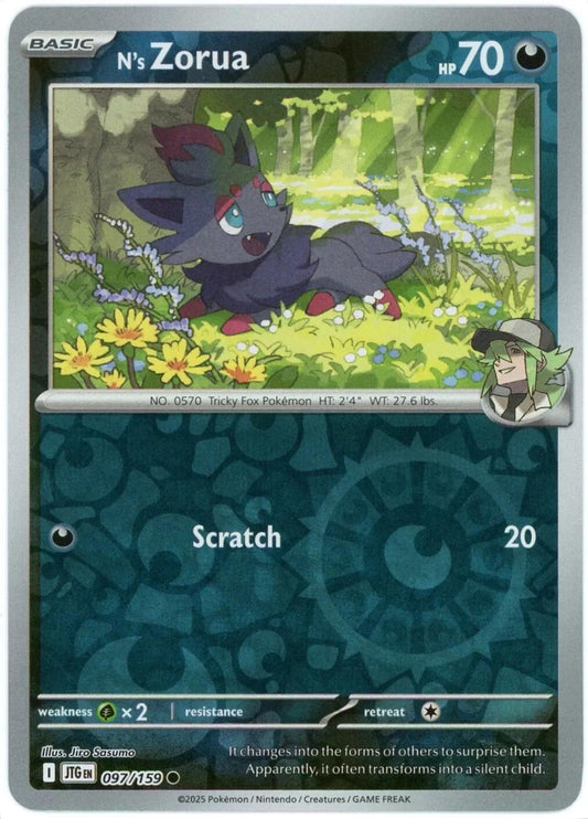 N's Zorua #97 (Reverse Holo) - Journey Together