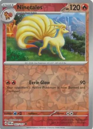 Ninetales [Reverse Holo] 027/167