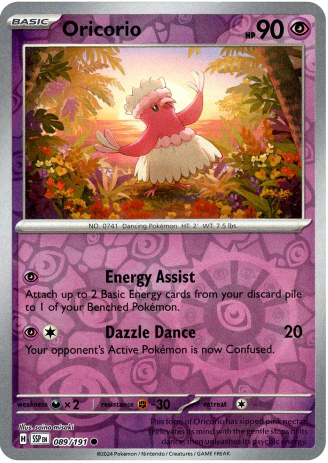 Oricorio [Reverse Holo] 089/191