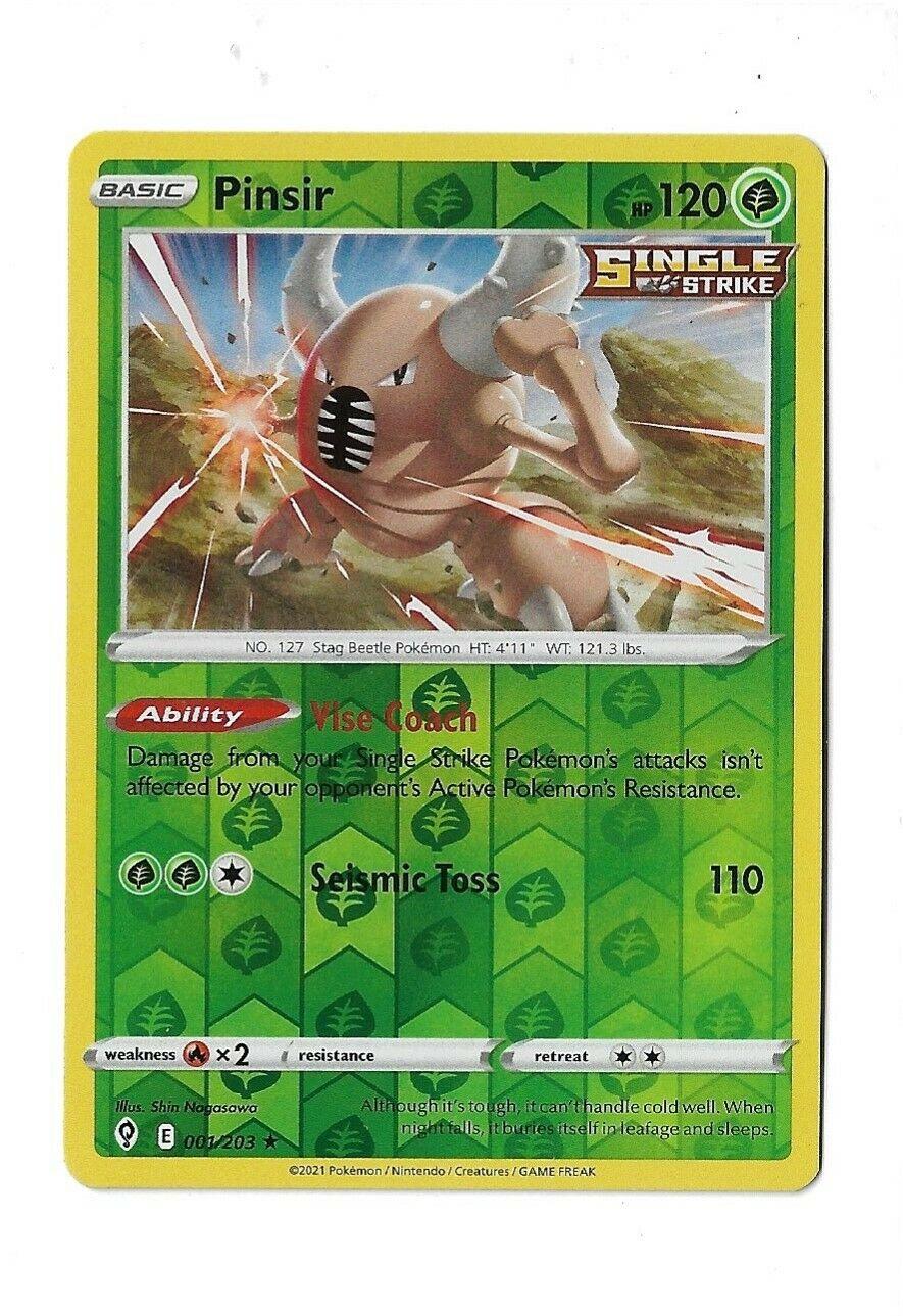 Pinsir #1 - Evolving Skies (Reverse Holo)