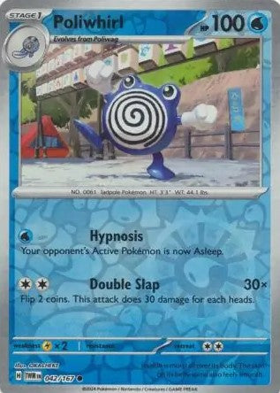 Poliwhirl [Reverse Holo] 042/167