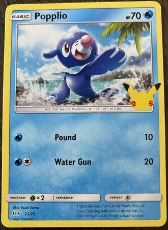 Popplio #23 - Pokemon McDonalds 2021 Celebrations