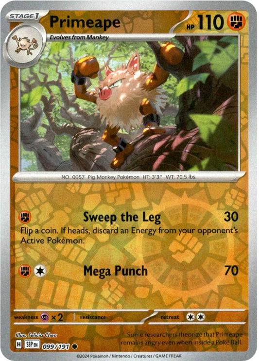 Primeape [Reverse Holo] 099/191