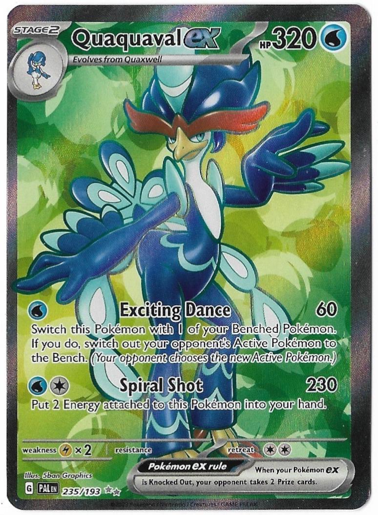 Quaquaval Ex #235 - Paldea Evolved