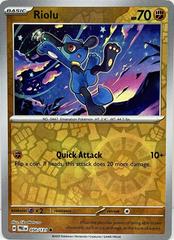 Riolu [Reverse] #50 Pokemon Prismatic Evolutions