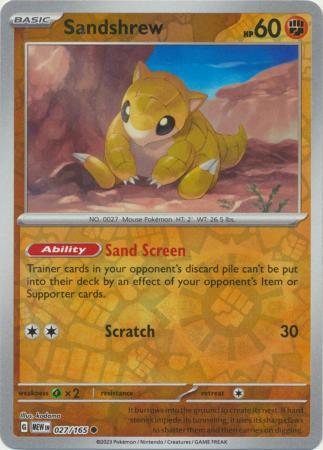 Sandshrew [Reverse Holo] 027/165