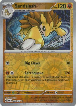 Sandslash [Reverse Holo] 098/167