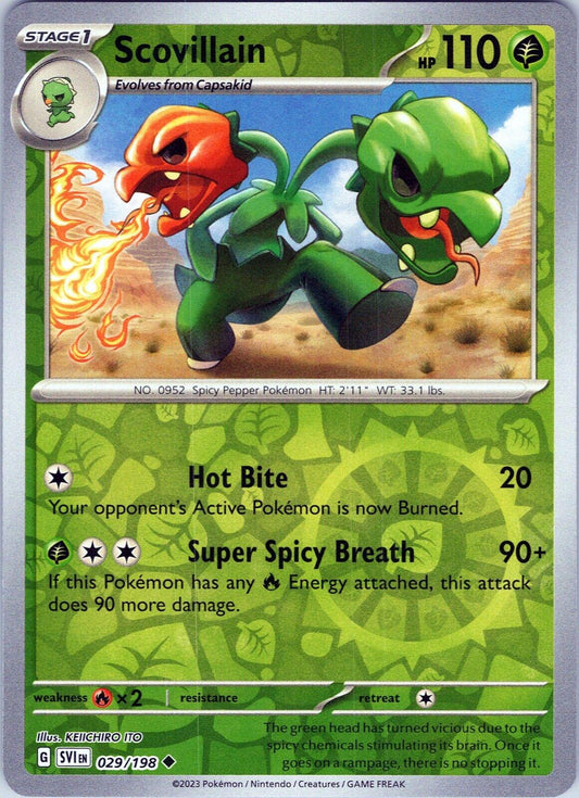 Scovillain #29 (Reverse Holo) - Scarlet & Violet Base