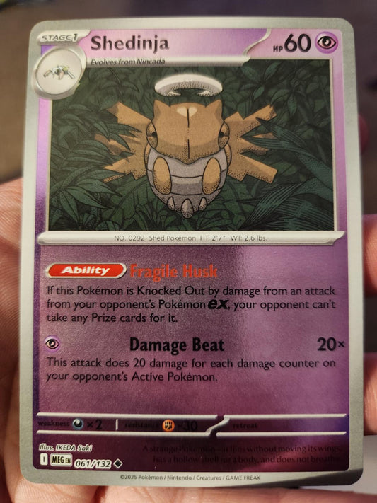 Shedinja #61 (Reverse Holo) - Mega Evolution
