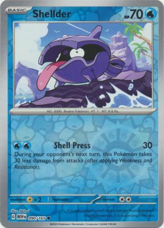 Shellder [Reverse Holo] 090/165