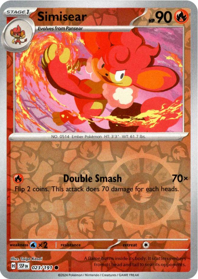 Simisear [Reverse Holo] 23/191
