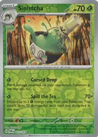 Sinistcha [Reverse Holo] 022/167