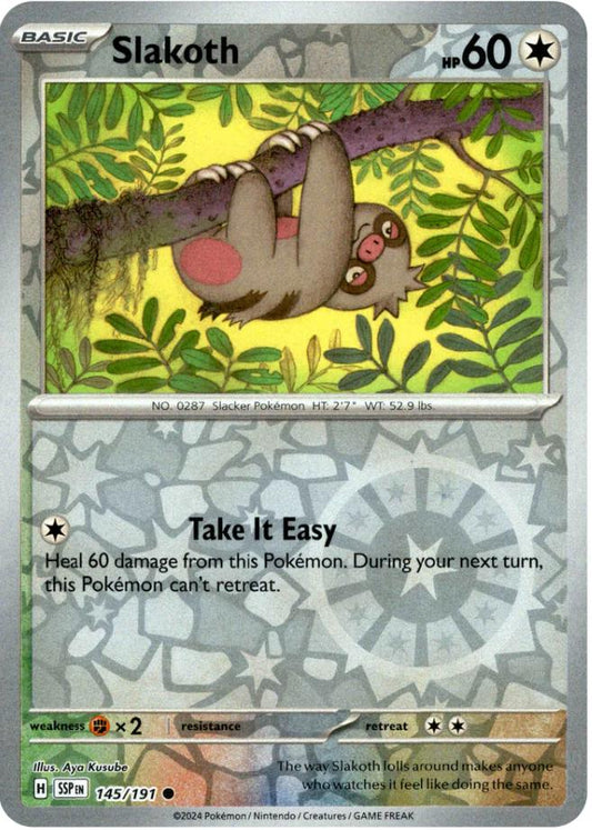 Slakoth [Reverse Holo] 145/191