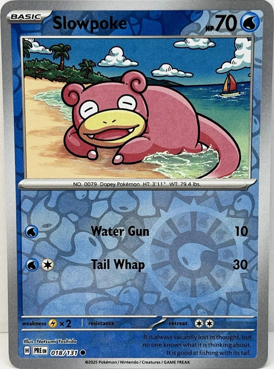 Slowpoke [Reverse] #18 Pokemon Prismatic Evolutions